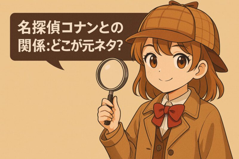 名探偵コナンとの関係：どこが元ネタ？解説イラスト